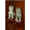 Image 1 : JADE FU DOGS (PAIR) (6" H)