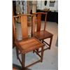 Image 1 : CHINESE CLASSIC BLACKWOOD CHAIRS, CHING (PAIR)