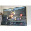 Image 1 : FRAMED HOT AIR BALLOON PRINT (19 1/2" X 28")