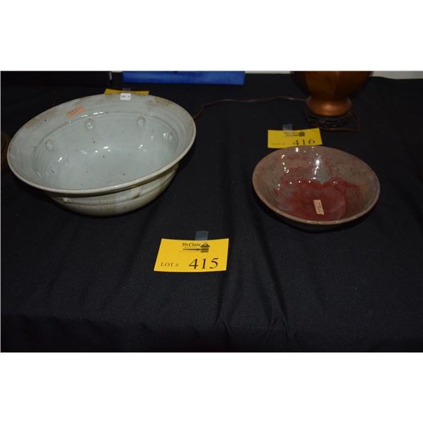 SHIGE YAMADA CERAMIC BOWLS (2 PCS)