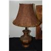 Image 2 : GINGER JAR LAMPS W/SHADES (PAIR) (22 1/2")