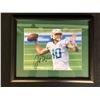 Image 1 : JUSTIN HERBERT SIGNED FRAMED 8X10 PHOTO (RA COA)