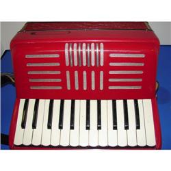 New Old Stock Red Accordion