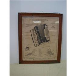 The Accordion Parts Wall Hanging