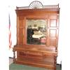 Image 1 : Victorian Walnut Hall Rack w/ Stick & Ball Gallery