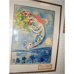 Marc Chagall Litho 1962