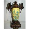 Image 1 : Vict Porcelain & Bronze Decorated Butterfly Urn