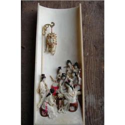 High Quality Ivory Carving of Oriental Muscians