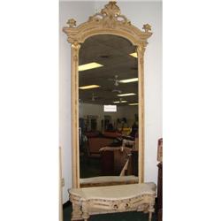 Large Pier Mirror - Gold Framed