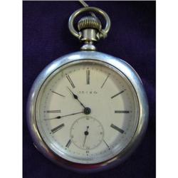 Coin Silver Pocket Watch  Newport