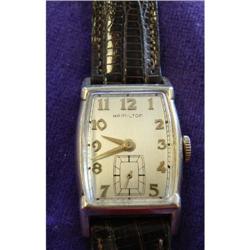 Hamilton Rectangle 14K Wrist Watch