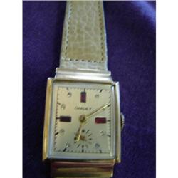 Chalet Rectangle 14K Wrist Watch