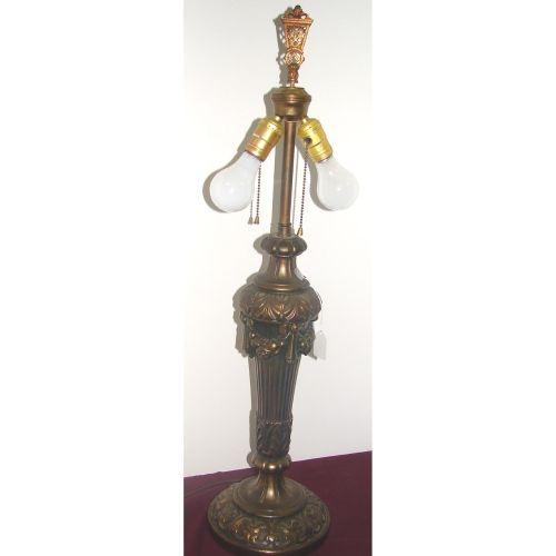 Large "Armour Bronze" Table Lamp