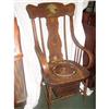Image 1 : Early Stenciled Back Potty Chair
