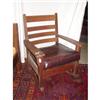 Image 1 : Matched Pair Arts & Crafts Rocker & Chair