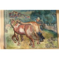 Andre Lhote 1909 Water Color