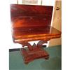 Image 2 : Empire Mahogany Game Table Table