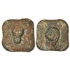 Image 1 : Ancient India: Gangetic Plains, post-Mauryan uninscribed cast copper coin, unlisted, 5.67g.