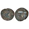 Image 1 : Ancient India: Tribal republican coinage in post-Mauryan North India - copper coin of Rajanya, 1.26g