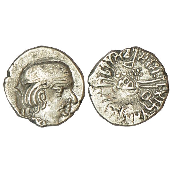 Medieval India: Kakatiyas of Warangal, gold punch-marked gadyana, (1100-1200 AD), 3.77g.