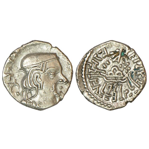 Medieval India: Kakatiyas of Warangal, gold punch-marked gadyana, (1100-1200 AD), 3.69g.