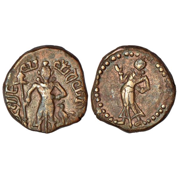 Medieval India: Western Gangas (10th-11th century AD), gold gajapati pagoda, MCSI-I 192-193, 3.85g