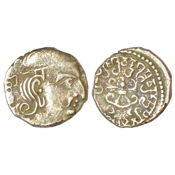 Medieval India: Kalachuris of Tripuri, gold 4½ masha coin of Gangeya Deva (1015-1040 AD), 3.95g.