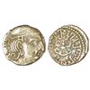Image 1 : Medieval India: Kalachuris of Tripuri, gold 4½ masha coin of Gangeya Deva (1015-1040 AD), 3.95g.