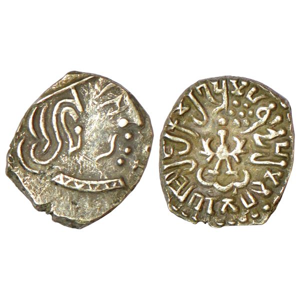 Medieval India: Rajput kingdoms of North India, uncertain dynasty, billon jital of Pipala Raja, 3.29