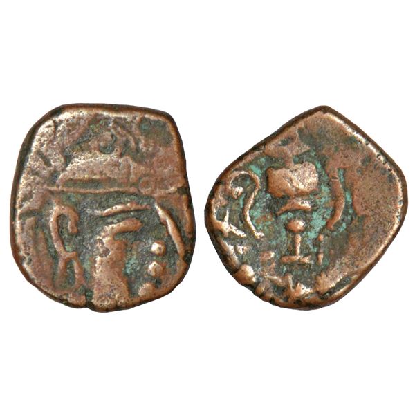 Sultanates - Delhi: Tughlaqs, Mahmud bin Muhammad bin Tughlaq (1352 AD), gold tanka, 11.01g.