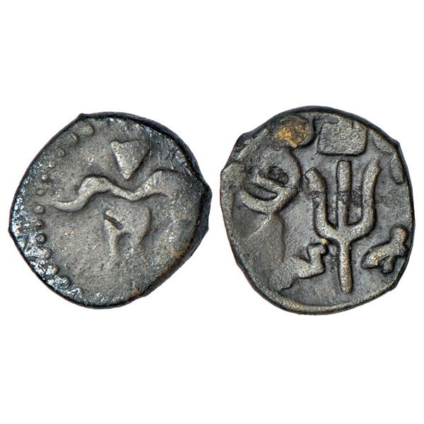 Sultanates-Bahmani: Ala al-din Bahman Shah (1347-1359 AD),silver tanka,Hadrat Ahsanabad mint,10.90g