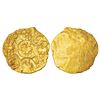 Image 1 : Medieval India: Western Gangas (10th-11th Century AD), gold gajapati fanam, MCSI-I 195-196, 0.39g