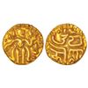 Image 1 : Medieval India: Cholas, anonymous coinage (970-1070 AD), gold 1/8th kahavanu, 0.51g.