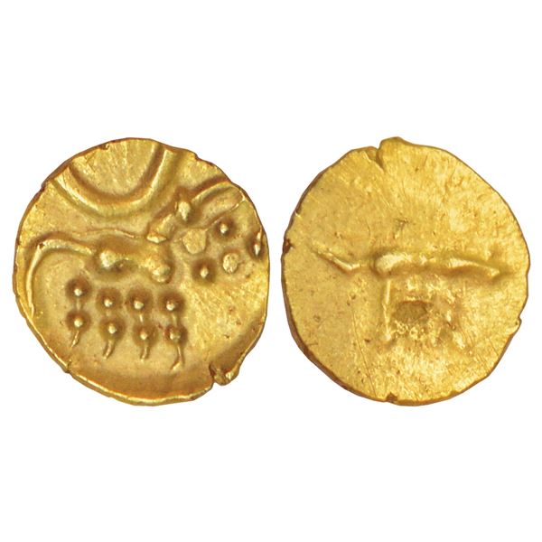 Medieval India: Yadavas of Devagiri, two silver drammas of Singhana II (1200-1245 AD)
