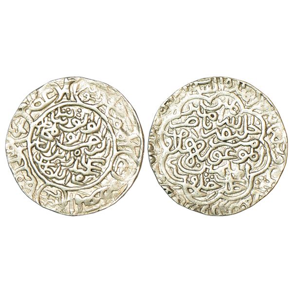 Sultanates-Bahmani: Ala al-din Bahman Shah (1347-1359 AD),silver tanka,Hadrat Ahsanabad mint,10.90g