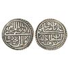 Image 1 : Mughals: Akbar (1556-1605 AD), silver rupee, Srinagar mint, Di 48, KM 93.15, 11.37g.