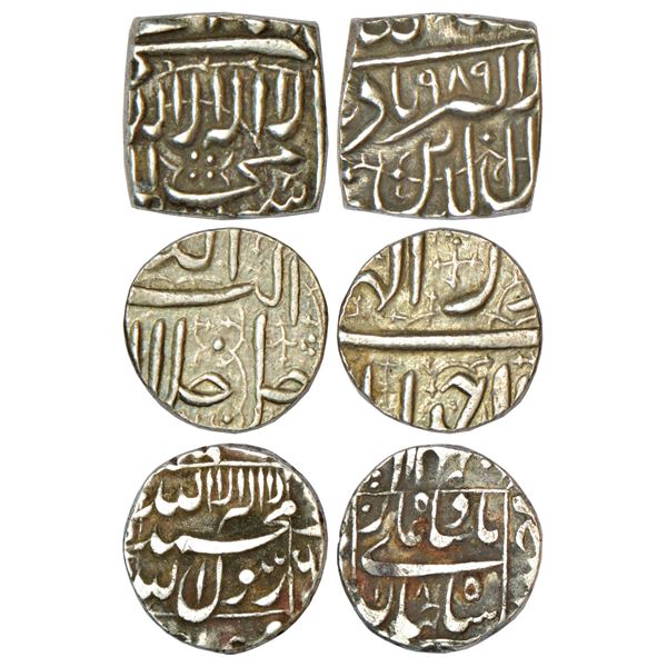 Mughals:Jahangir (1605-1627 AD), silver rupee, Lahore mint, Hamisha couplet, AH 1028/RY 14, 11.32g.