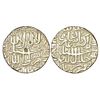 Image 1 : Mughals: Jahangir with name Noor Jahan (1623-1627 AD), silver rupee, Surat mint,AH 1035, 11.45g