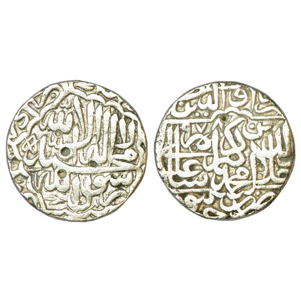 Mughals: Shah Jahan (1628-1658 AD), silver rupee, Junagadh mint, AH 1049/RY 13, KM 235.12, 11.43g