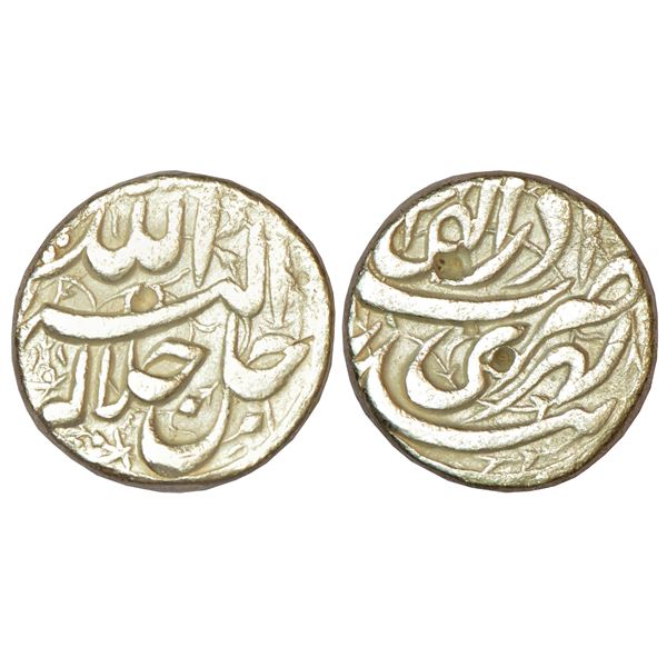 Mughals: Aurangzeb (1658-1707 AD), silver rupee, Patna mint at top, AH 1071/RY 3, KM 297.6, 11.46g