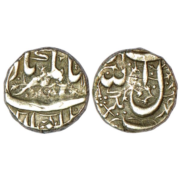 Mughals: Shah Jahan II (1719 AD), silver rupee, Jahangirnagar mint, AH 1131/RY Ahd, 11.60g
