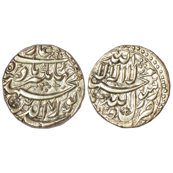 Mughals: Alamgir II (1754-1759 AD), gold pagoda, Imtiyazgarh mint, KM 468.1, 3.31g.