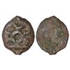 Image 1 : Ancient India: Peninsular India/Vidarbha, post-Mauryan period, uninscribed cast copper coin, 6.14g.