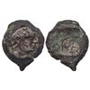 Image 1 : Ancient India: Ancient Malwa, Central region, post-Mauryan alloyed copper coin of Vijayamitra, 9.66g