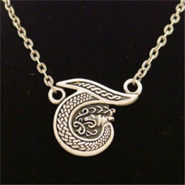 CELTIC ALPHABET NECKLACE