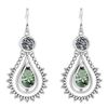Image 1 : Certified 5.18 Ctw Green Amethyst And Diamond SI2/I1 Da