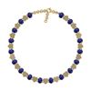 Image 1 : Certified 7.95 Ctw SI2/I1 Blue Sapphire And Diamond 14K
