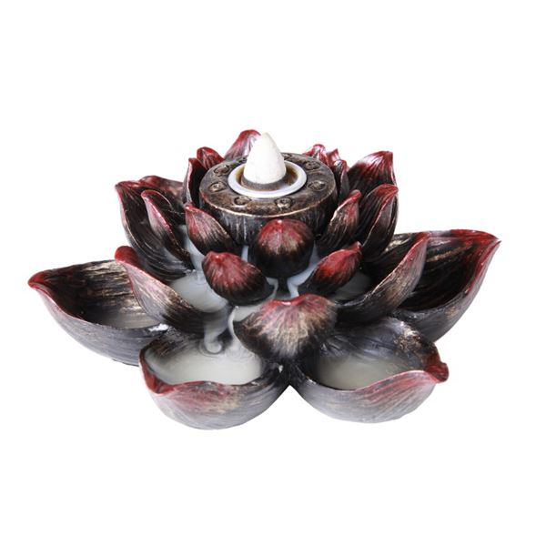 LOTUS BACKFLOW/CONE INCENSE BURNER HOLDER
