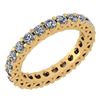 Image 1 : Certified 1.61 Ctw Diamond 14k Yellow Gold Halo Band (V