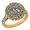 Image 1 : Certified 1.99 Ctw Diamond Wedding/Engagement Style 14K